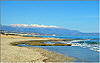 Adelianos Campos: View from the beach towards Rethymnon